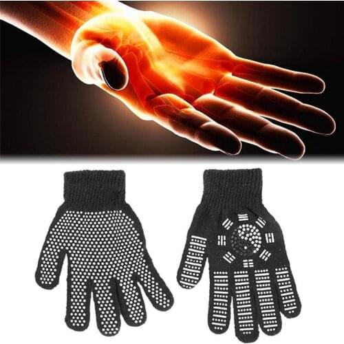 Winter Warm Effective Arthritis Joints Braces Gloves Self Heating Tourmaline Rheumatoid Pain Relief Magnetic Therapy Hand Caring
