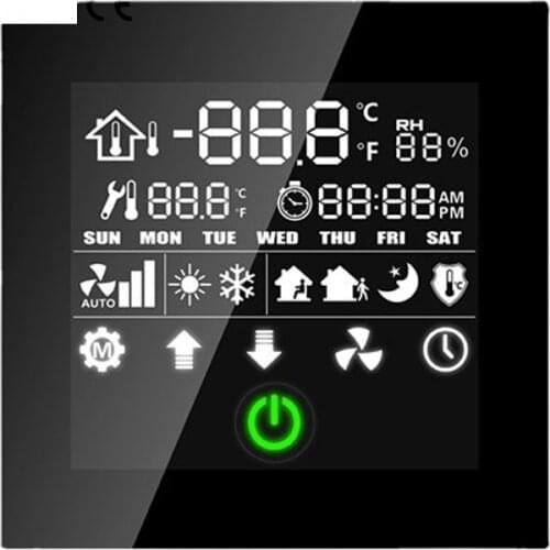 2017 Wholesale Price GVS K-bus KNX/EIB Smart Home/Building product KNX Line Couple Thermostatic Panel temperature control panel