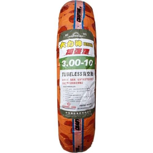 Vacuum Tubeless Tire 3.00-10 / 14x3.2 / 15x3.0 4PR fits Electric vehicle Electric Scooters e-Bike 14 x 3.2 / 15 x 3.0