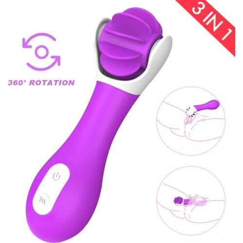 Clitoral Vibrator G Spot Clit Dildo Vibrators Waterproof Rechargeable Clitoris Stimulator Vibration Patterns Sex Toys for Women