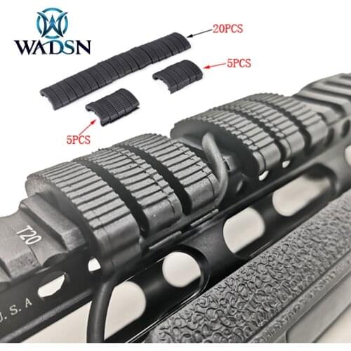 WADSN 30pcs/Pack Tactical LaRue Tactical IndexClips Rail Cover Plastic For Picatinny Hunting Rifle M4 AR15 Handguard Rail Panel