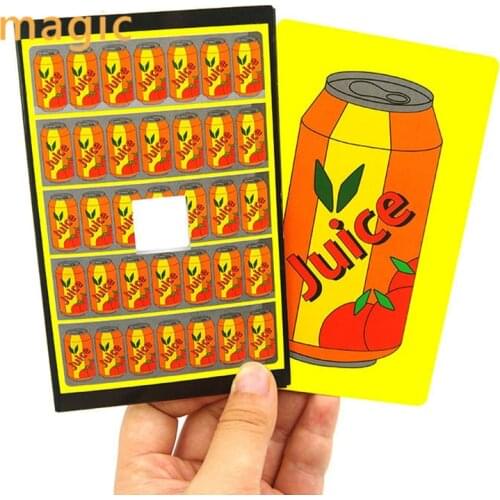 Funny Cola Change Juice Magic Tricks Close Up Magic Props Cards Magic Mentalism Illusion Children Toys Magic Accessories