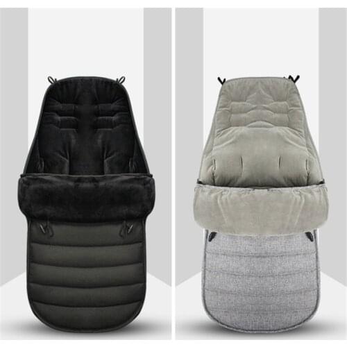 Winter Thick Sleeping Bags Warm Baby Sleepsack Envelope For Newborn Infant Windproof Stroller Cushion Footmuff Pram