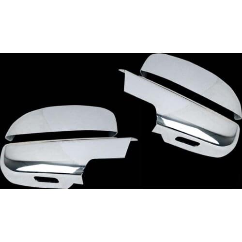 1 Set Car Door Side Chrome ABS Mirror Cover For 07-14 GMC YuKon/Chevy Sliverado 1500/2500/3500 Tahoe/Suburban