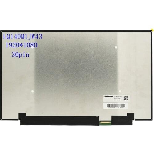 14.0 inch 1920*1080 edp 30pin slim LQ140M1JW43 LED Display LCD Screen Matrix for Laptop