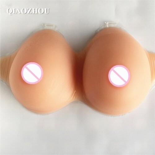 2000g FF cup mens artificial boobs form fake silicon breasts crossdressing movie props real lifelike