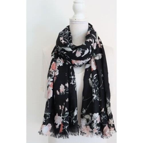 2020 Women Floral Pattern Cotton Scarf 10pcs/lot