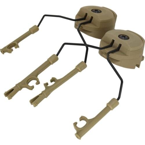 Military Peltor Helmet Headset Bracket and Fast Ops Core Helmet ARC Rail Headset Adapter for Airsoft Tactics Headphones comtac