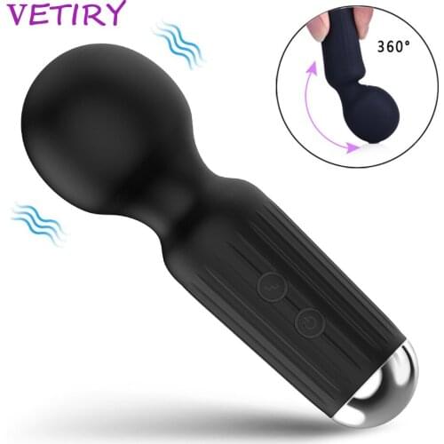 AV Vibrator for Women Clitoris Stimulator Vagina Vibrator Sex Toys Powerful G Spot 20 Frequency AV Stick Female Masturbation