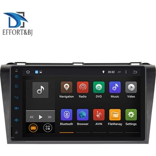 Android 9.0 Octa Core 4GB RAM Car PC DVD Head Unit with Bluetooth For Mazda 3 2004-2009 Radio Stereo Wifi Car GPS Navigation