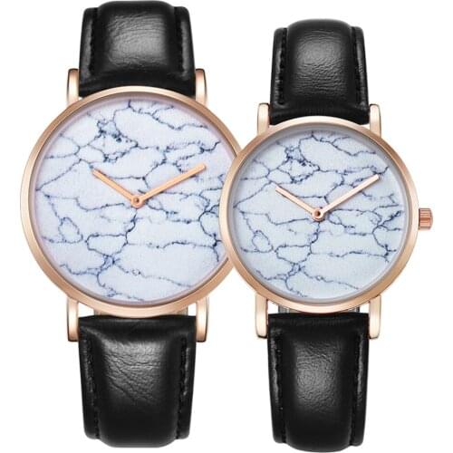 CAGARNY Lover Watches For Men Women Gifts Hand Watch Fashion Leather Strap Quartz Clock Hot Sale Ultra Thin Couple Wristwatch