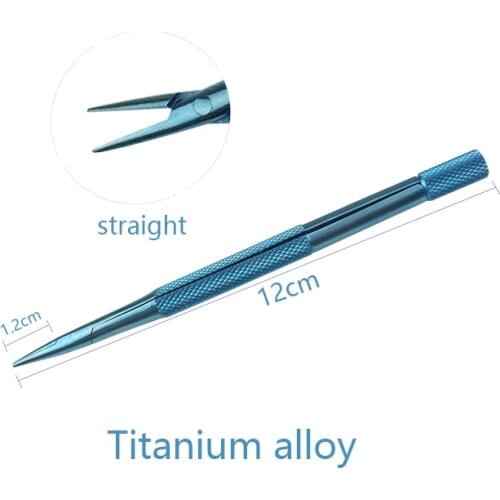 Ophthalmic Fine Micro Blade Holders Titanium Alloy Stainless Steel 12cm Eye Tool Instrument