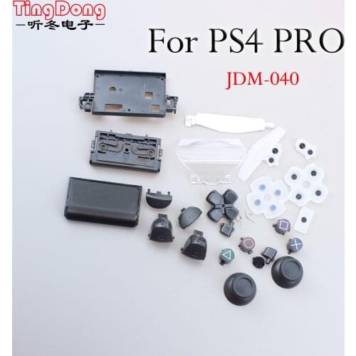 For Sony PS4 Pro JDS040 Controller Gamepad Dualshock 4 Pro Joysticks Cap Dpad R1/L1/R2/L2 Direction key Bullet ABXY Buttons+Crew