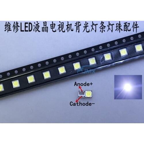 For LG SMD LED 100PCS/Lot 3535 6V Cold White CHIP-2 2W For TV/LCD Backlight TV Application