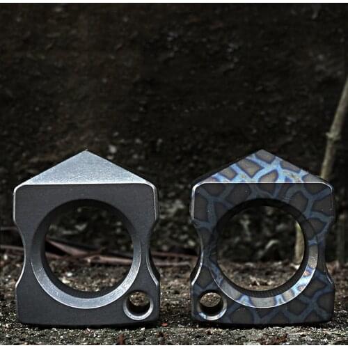 EDC Titanium Alloy Umbrella Rope DIY Decorative Accessories Key Ring Pendant Outdoor EDC Multi Tools