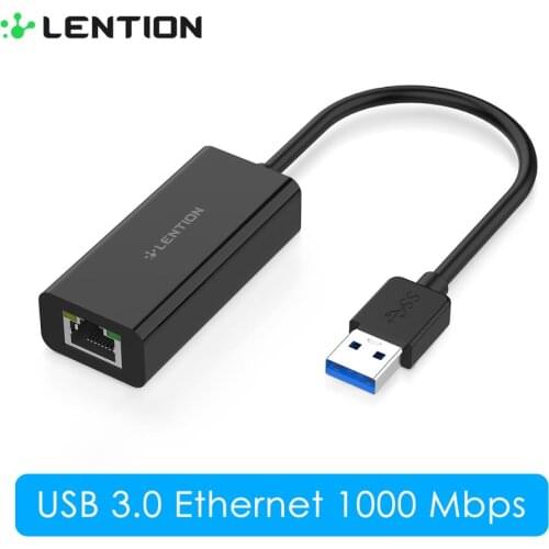 Type-A Ethernet Adapter USB 3.0 2.0 to RJ45 1000M Lan network connector for Windows 10, Surface, Win OS ,Nintend Switch ,MacBook