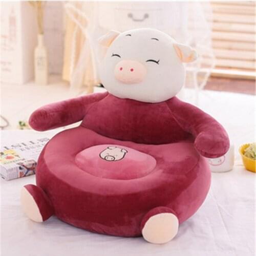 Fancytrader Plush Animals Pig Monkey Kids Sofa Chair 55cm X 50cm Stuffed Anime Toys Cushion Gifts for Children