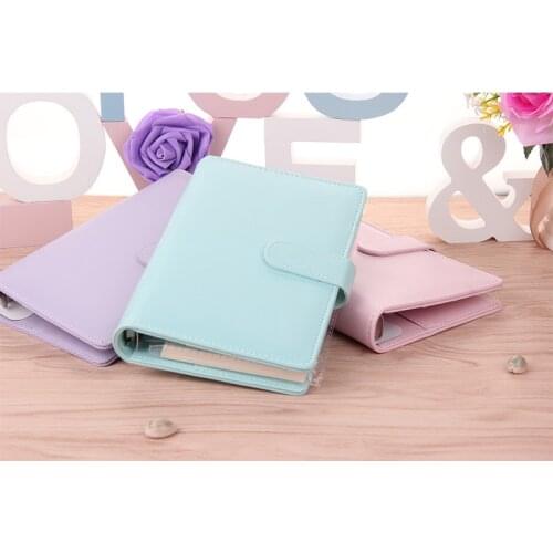 PU Leather Hardcover Notebooks and Journal Stationery Personal Binder Agenda Planner Organizer A5 A6 B5 B6