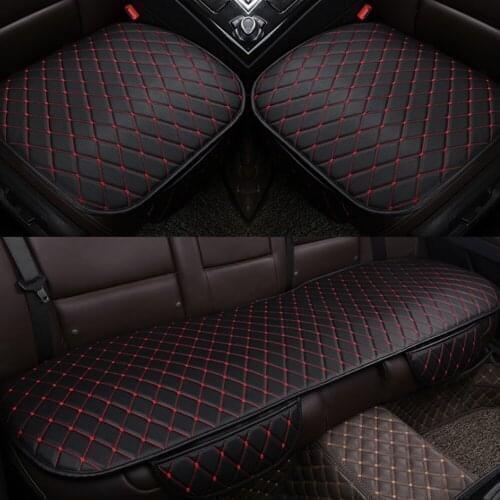 Leather Car Seat Cover For AUDI A4L A6L A5 A3 A2 A1 A7 A8 Q2 Q3 Q5 Q7 R8 S1 S3 S4 Car Cushion Cover Anti-Slip Auto Accessories