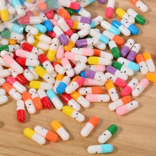 Love Blank Message Capsule Envelope Letter Paper for Children Pill Capsule Mess