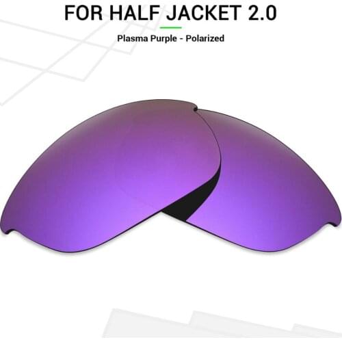 Mryok POLARIZED Replacement Lenses for Oakley Half Jacket 2.0 Sunglasses Plasma Purple