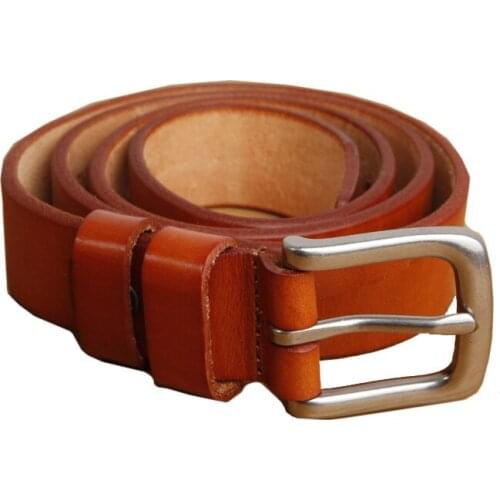 2021 Hot Brand Handmade Mens Leather Belts Wholesale Leisure Jeans Belt