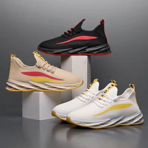 2021 New Mens Knife Trend Hundred Casual Light Running Shoes Sneakers Net Surface Young Walking Shoes