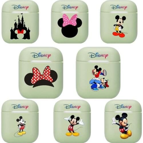 Disney mickey Soft Silicone Cases For Apple Airpods 1/2 Protective Case Bluetooth Wireless Earphone Cover For Apple Air Pods