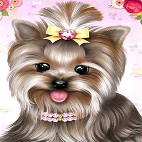 Pet Cartoon Animal DIY Embroidery Cross Stitch 11CT Kits Needlework Craft Set Printed Canvas Cotton Thread Home Wholesale