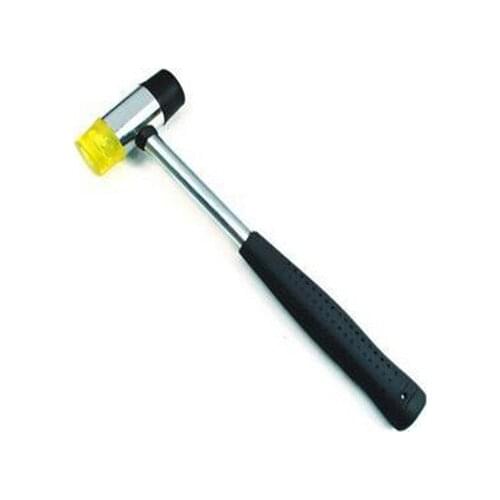 New Rawhide Rubber Head hammer power reduced multi-purpose for jewelry DIY Leather craft tools sledge work B211