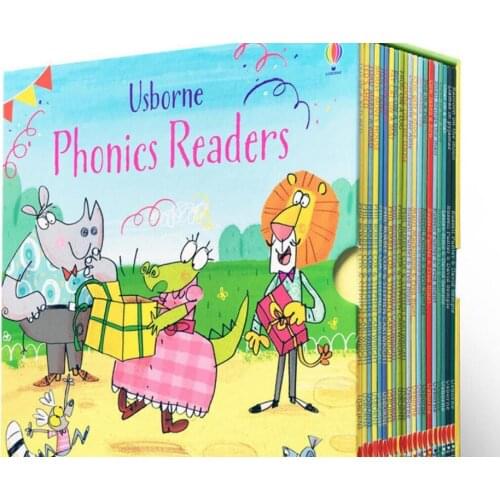 4-10 year Childrens English Learning book education picture book Usborne Phonics Readers Box set help child be reader 20pc/set