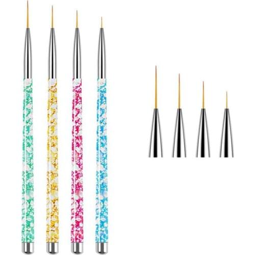 Nail Art Drawing Pen Hook Line Pen Nail Art Design Nail Salon Supplies and Tools Acrylic Lining UV Gel Sequin Decoration Tips