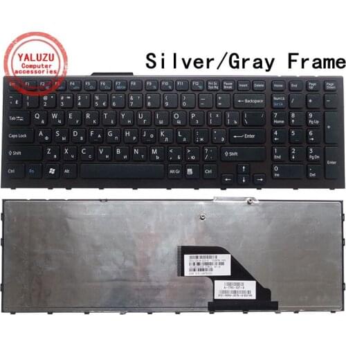 Russian Laptop keyboard for sony VPC F115 F219FC F21Z1E F249FC VPC-F F119FC with frame