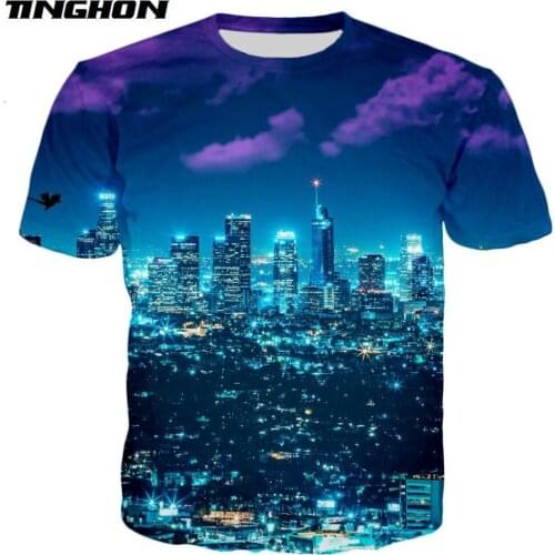 XS-7XL Natural Scenery Beautiful Ocean Men T Shirt 3D Print T Shirt Men Wholesale Clothing Harajuku Streetwear Tops 06