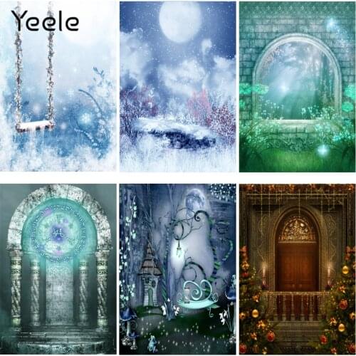 Yeele Fairy Portrait Dream wonderland Magic Castle Photography Backdrops Personalized Photographic Backgrounds For Photo Studio