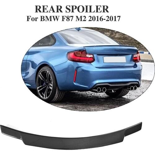 F22 F87 Carbon Fiber Rear Spoiler For BMW F22 2 Series F22 Coupe & F87 M2 228i 230i 220i 228i M235i M240i 2014-2017
