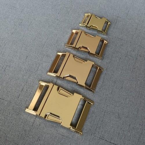 1 Pcs/Pack 15mm 20mm 25mm 32mm Webbing Heavy Metal Buckle Hardware For Paracord Pet Dog Collar Sewing Outdoor Diy Accessory Seat