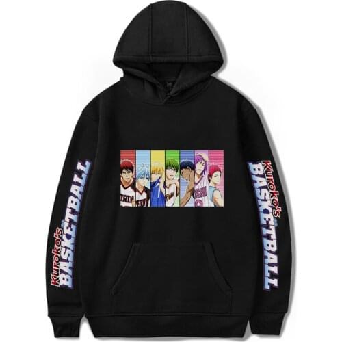 2020 Kurokos Basketball Men Women Hoodies Sweatshirt Harajuku Print Loose Warm Pullovers Pattern Fashion Autumn Winter Clothes