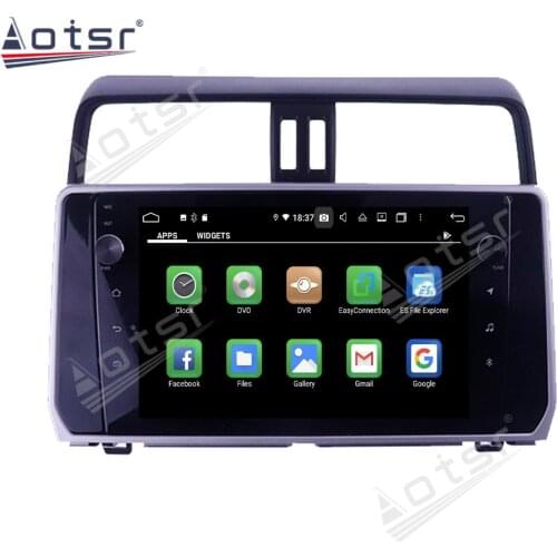 For Toyota Land Cruiser Prado 150 2017 2018 2019 Android Car Radio Multimedia Video Player GPS Navigation IPS Screen PX6 No 2Din