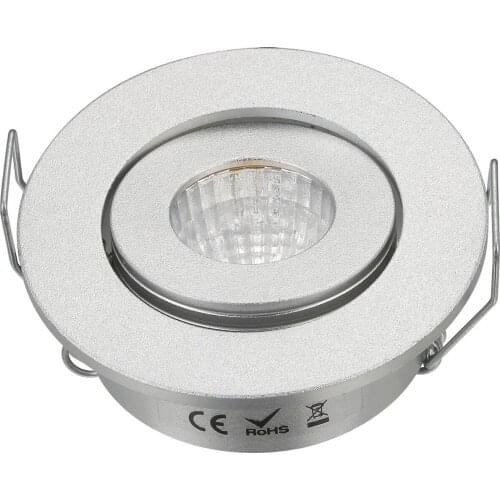 CE ROSH Round Small Mini Recessed Ceiling 3W Led COB Downlights For Cabinet Lights
