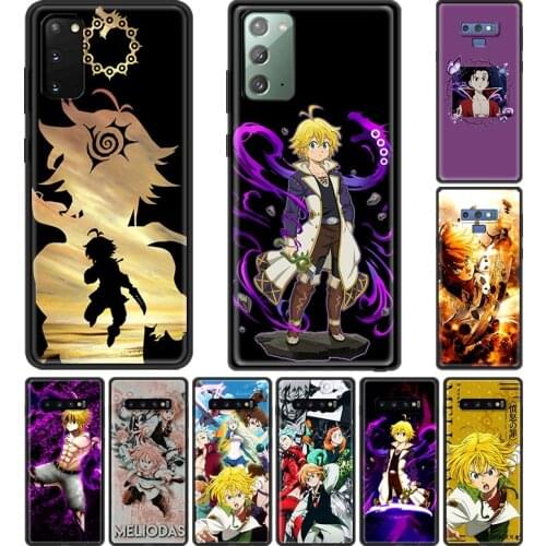 Phone Case For Samsung Galaxy S20 FE S21 S10 S9 S10e Note 20 Ultra 10 Plus 9 10 Soft Smartphone Cover Seven Deadly Sins Meliodas