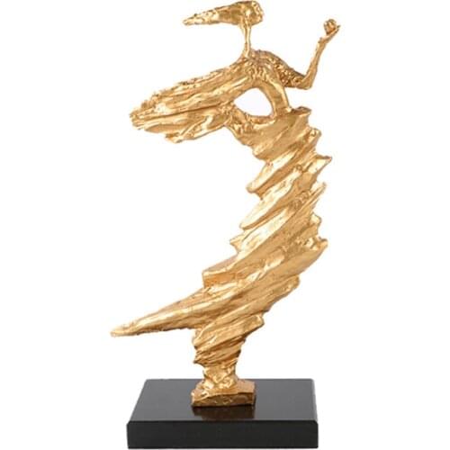 [HHT] MODERN ABSTRACT CHARACTER SCULPTURE GIRL WAS BLOWN WIND STATUE LIVING ROOM ENTRANCE TV CABINET HOME DECORATION FURNISHINGS