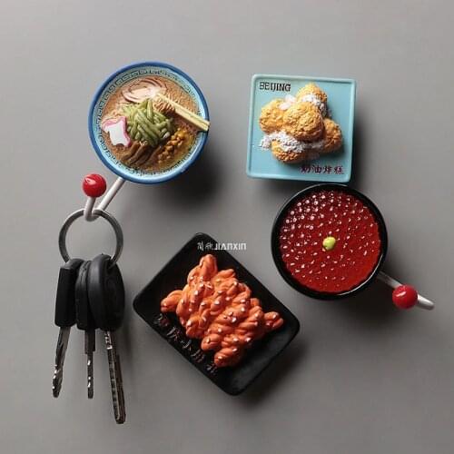 Gourmet hook refrigerator magnets magnetic stickers refrigerator decorative magnet stickers magnetic stickers