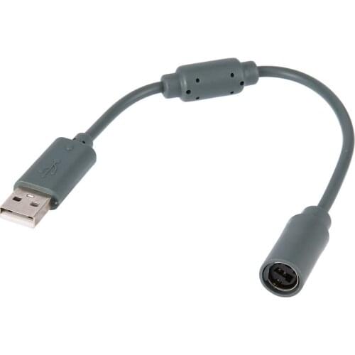 Mayitr 1pc 26cm USB Converter Cable Cord Wired PC USB Port Adapter Cable For Xbox 360 Wired Controller