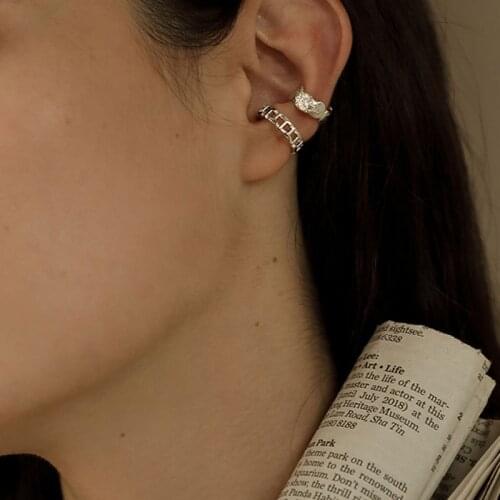 Miuoxion Retro Clip Multiple T Earrings Fashion Personality Punk Party Jewelry For Women Feature Namour Charm Gift All Seasons