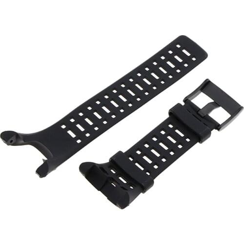 Soft Rubber Wristwatch Bands for SUUNTO Ambit1 Ambit2 Ambit3 Black Replace
