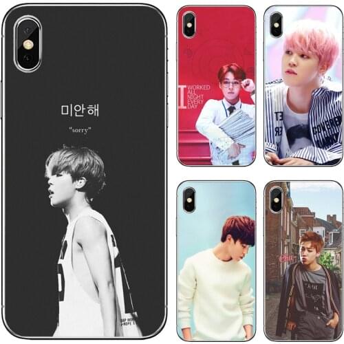 For Samsung Galaxy A9 A8 Star Lite A3 A5 A7 A6 Plus 2018 2015 2016 2017 Soft Case JIMIN-SUGA-Korean-stars-Poster