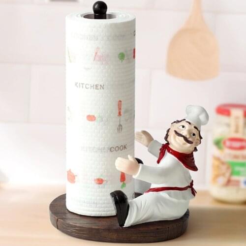 Nordic Light Luxury Kitchen Paper Towel Rack No Punching Restaurant Desktop Web Vertical Plastic Film Shelf Paper Storage