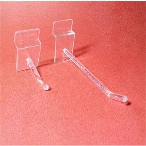 Shelf Plastic Hook Trough Slot Plate Board Hanging Hook L15cm Storage Commodity Display Rack Shelf Hanger 5cm 10cm