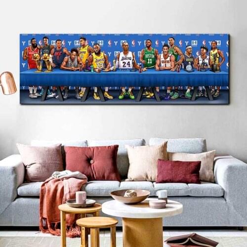 Classic Basketball Star Poster Creative Wall Art Canvas Painting Living Room Bedroom Decor Boy Gift